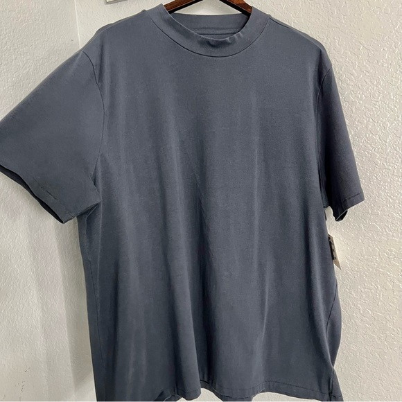 Open Edit Grey Blue crewneck short sleeve - Picture 6 of 12